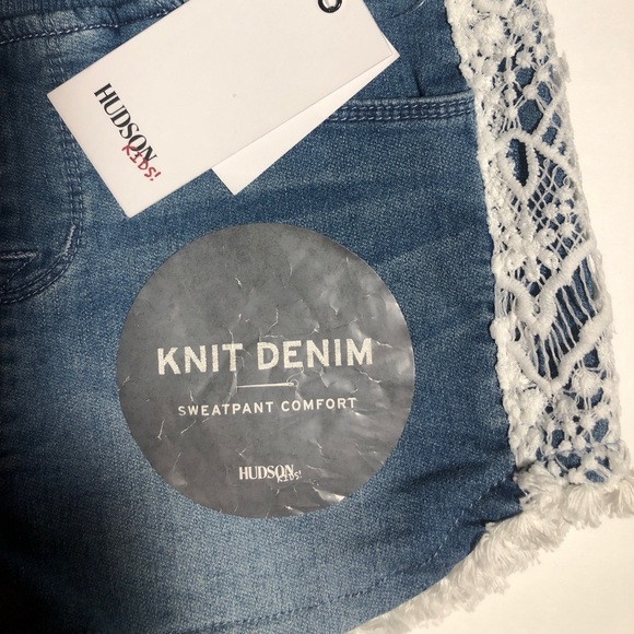 HUDSON Jeans Hudson Kids La La Knit Shorts Size L - Picture 6 of 9